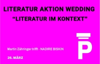 LITERATUR AKTION WEDDING / LITERATUR IM KONTEXT